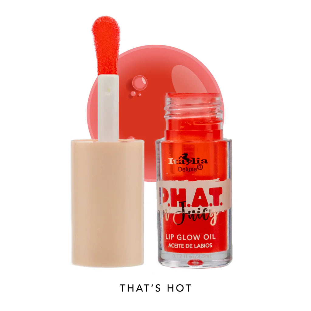 Italia Deluxe P.H.A.T n' Juicy - Lip Glow Oil (36 Units)