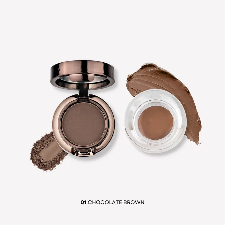 Romantic Beauty Eyebrow 2 in 1 Brow Powder & Gel Kit (12 Units)