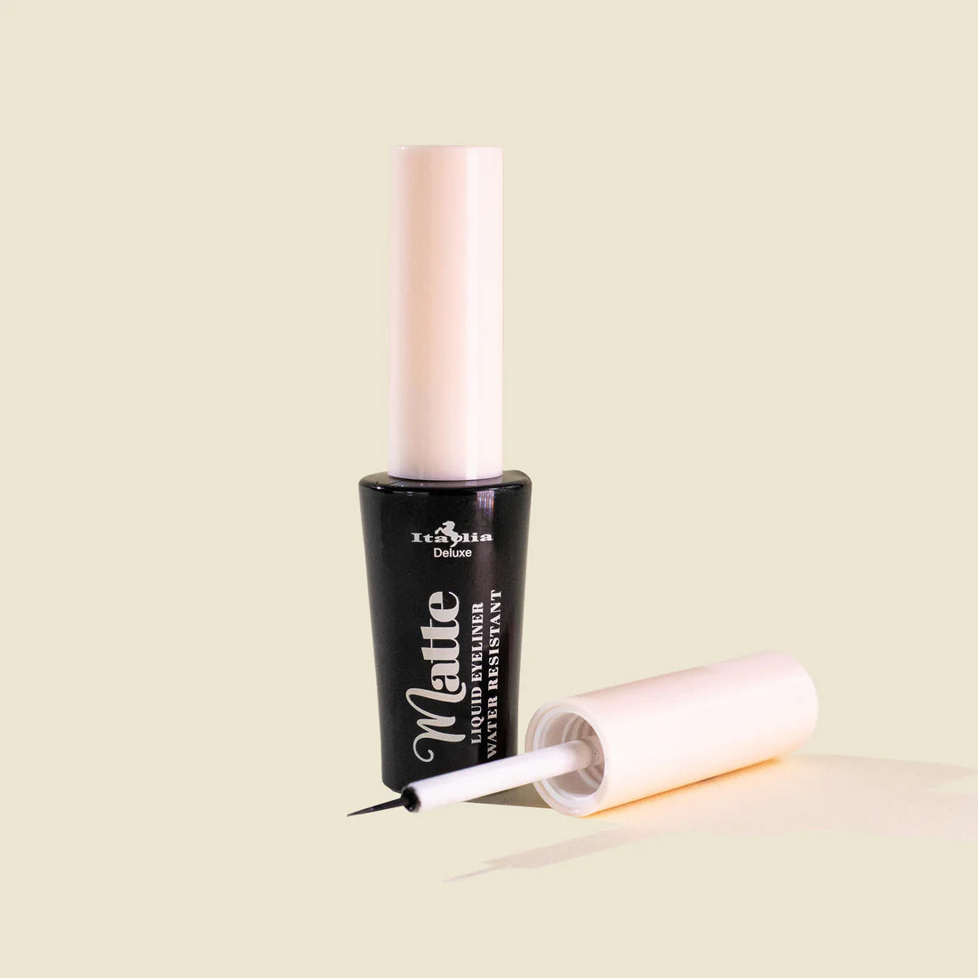 Italia Deluxe Matte Black Liquid Eyeliner (12 Units)