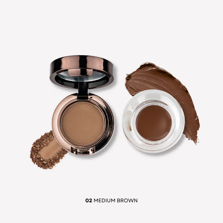 Romantic Beauty Eyebrow 2 in 1 Brow Powder & Gel Kit (12 Units)