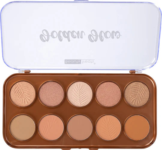 Beauty Treats Golden Glow Face Palette (12 Units)