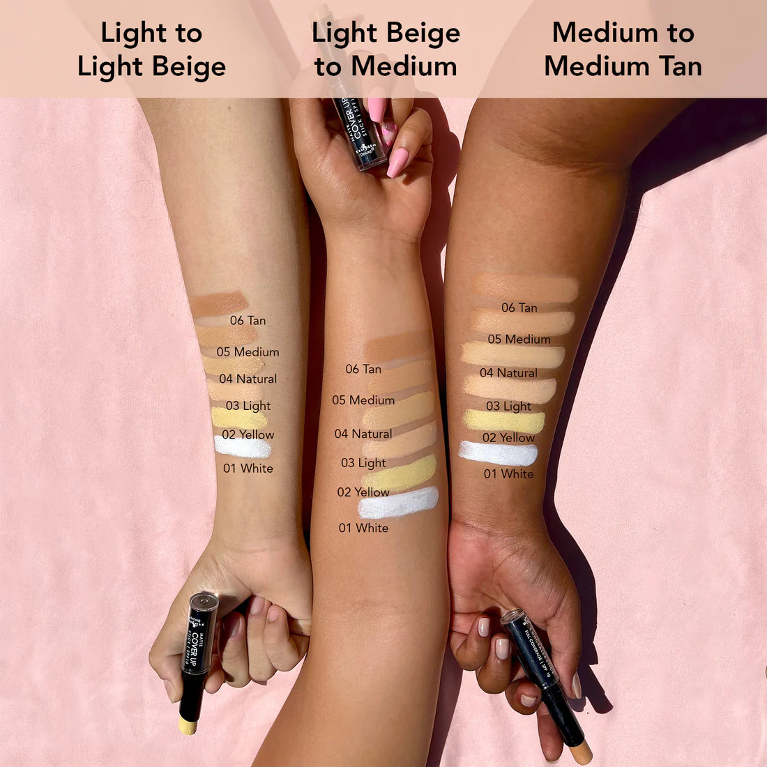 Italia Deluxe Matte Cover Up Concealer Stick (36 Units)