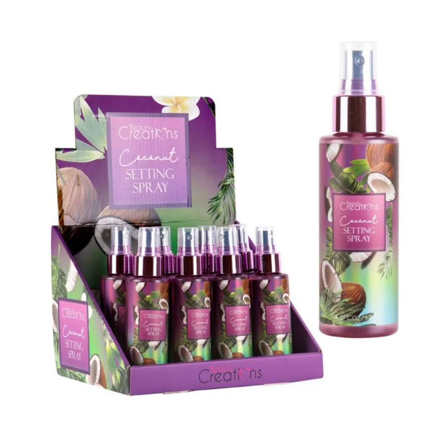 Beauty Creations Setting Spray - Coconut (Display 12 Units)