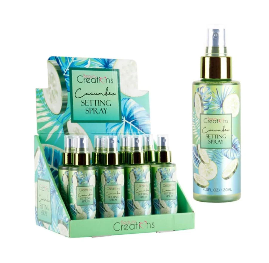 Beauty Creations Setting Spray - Cucumber (Display 12 Units)
