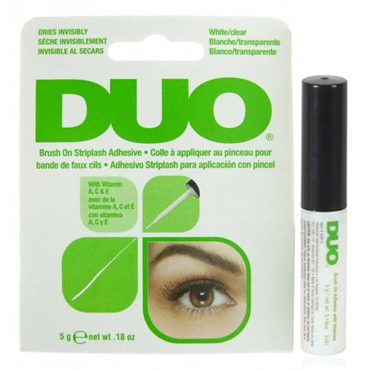 DUO Striplash Adhesive White/Clear Green (12 Units)