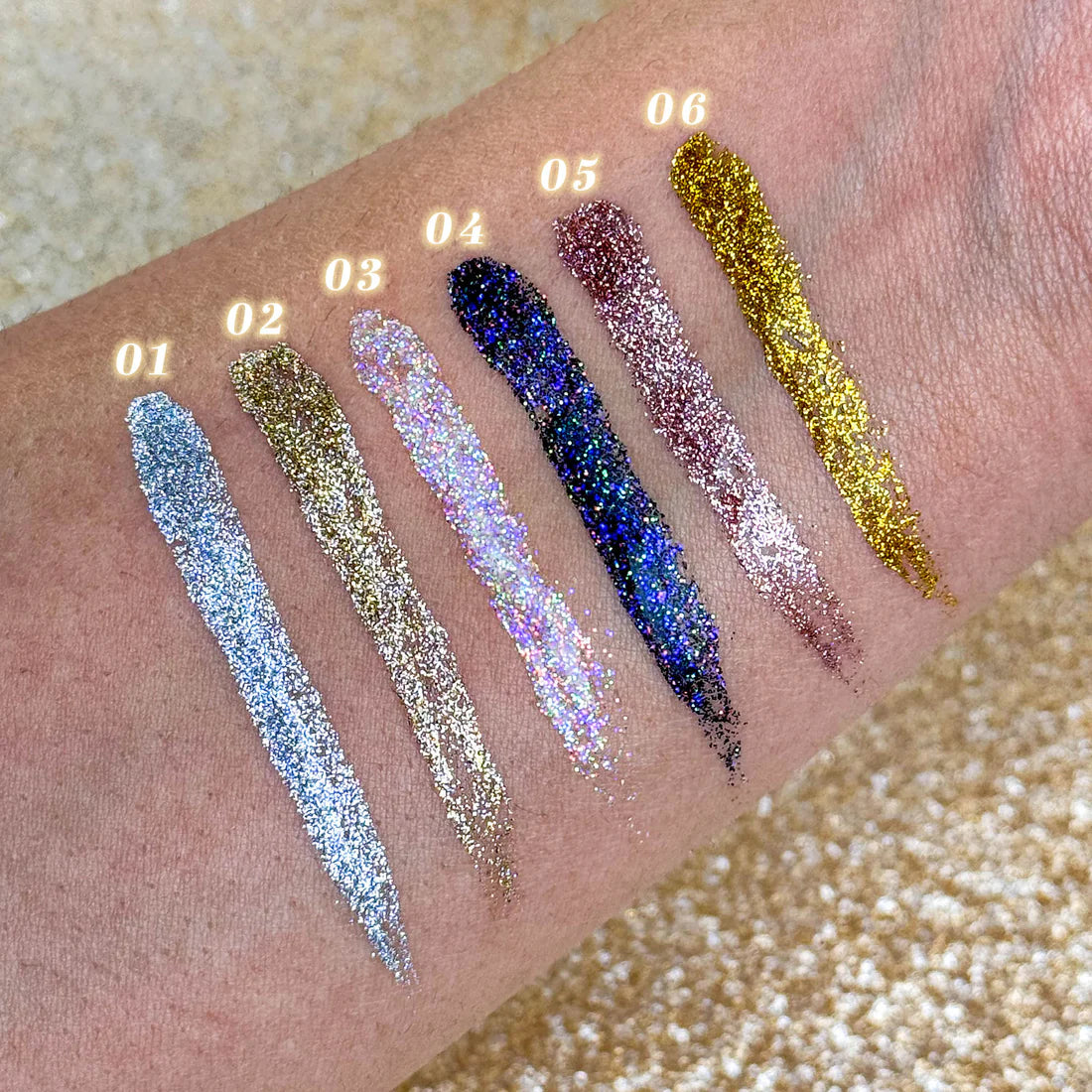 Italia Deluxe Star Struck Classic Liquid Glitters (36 units)