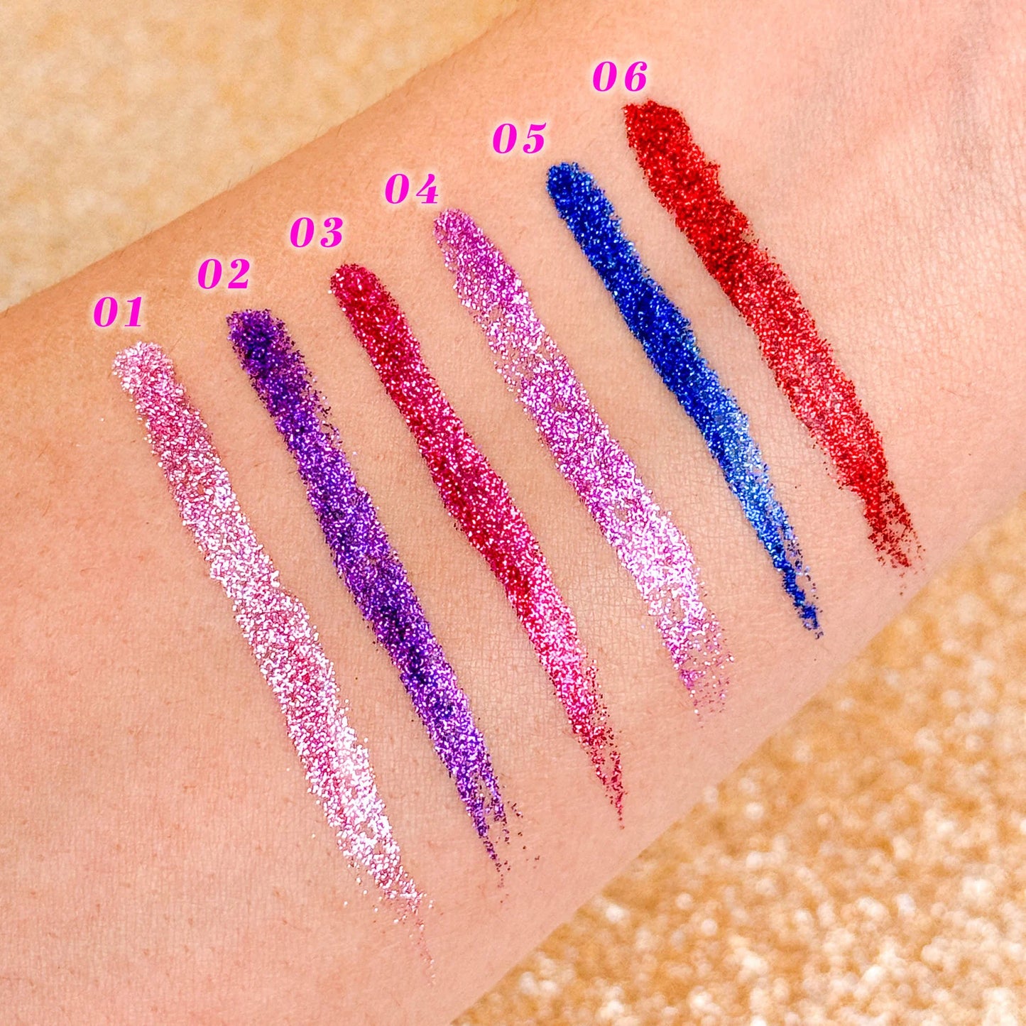 Italia Deluxe Star Struck Classic Liquid Glitters (36 units)