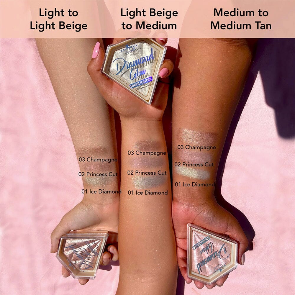 Italia Deluxe Diamond Glow Highlighter (6 Units)
