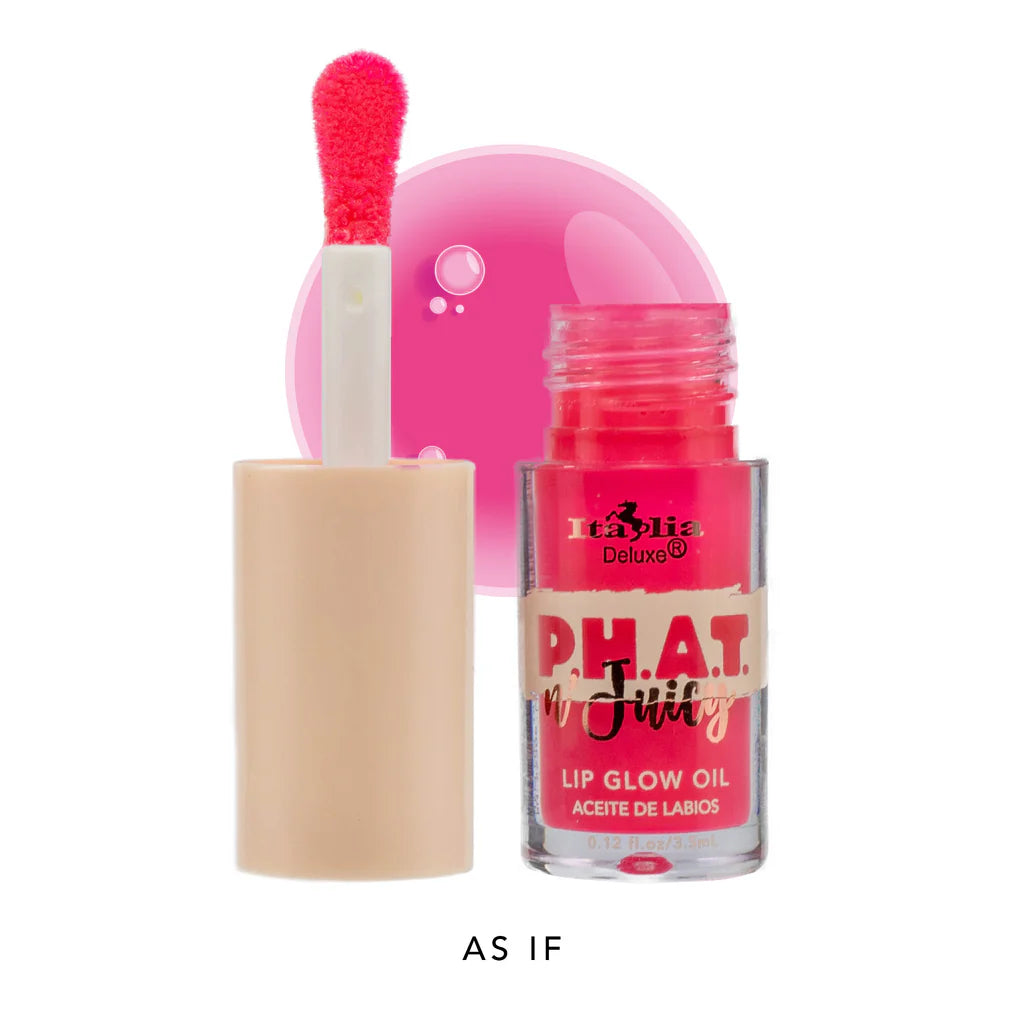Italia Deluxe P.H.A.T n' Juicy - Lip Glow Oil (36 Units)
